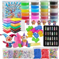 Piasek kinetyczny zestaw do tworzenia DIY slime koraliki foremki 149 szt