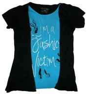 OKAY bluzka bluzeczka 2W1 NADRUK BDB+