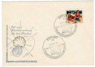 Niemcy NRD 1968 Koperta Datownik Kosmos Arktyka