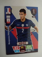 Karta panini autograf Banjamin Pavard Francja World Cup Qatar 2022
