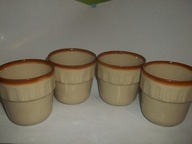 Brązowy kubek, szklanka, Porcelana Tułowice