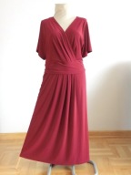DAMSKA KOBIECA SUKIENKA BORDOWA R.56