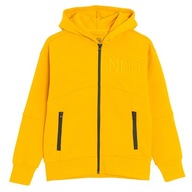 Cool, Bluza chłopięca, rozpinana, żółty, WIOSNA, 134 cm