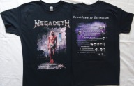 Megadeth Countdown to Extinction koszulkaL orginał koncert 4.06.2026.Gdańsk
