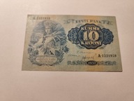 Estonia - 10 koron - 1937 - rzadki