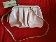 Torebka liliowa z paskiem na ramię New Yorker