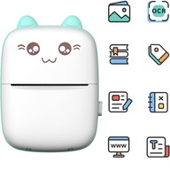 MINI DRUKARKA DRUKARKA FOTOGRAFICZNA DRUKARKA TERMICZNA BLUETOOTH DRUKARKA