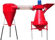 Separator do czyszczenia zboża ziarna POM Augustów M502/1 silnik 7,5kW