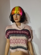 St.Bernard sweter narzutka golf ponczo XS/S