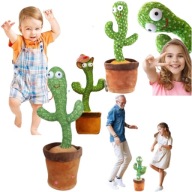 TAŃCZĄCY KAKTUS SPIEWAJACY PREZENT ZABAWKI INTERAKTYWNE DLA DZIECI LED