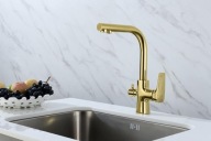 Bateria trójdrożna premium Tivoli kolor złoty nieużywana