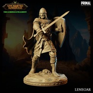 Soldier Lenegar - Uncharted Kingdoms - figurka RPG DnD D&D - druk 3D 14K