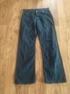 Czarne klasyczne dżinsy męskie