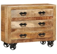 Komoda industrialna, lite drewno mango