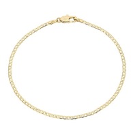 85726 Bransoletka stal chirurgiczna 316L pozłacana 18k pancerka 19 CM 2 MM