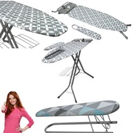 DESKA DO PRASOWANIA DUŻA Z RĘKAWNIKIEM POD GENERATOR PARY GNIAZDKO 130X48CM