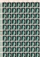 Deutsches Reich–arkusz 100×50 Pf Hitler MiNr 794 bez gumy okres historyczny