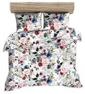 pościel bawełna lux 140x200 1x70x80 guzik B 382 dolores granat