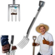 WIDŁY OGRODOWE DO KOPANIA OBORNIKA HARTOWANE CELLFAST ERGO OSTRE