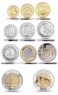1 2 5 10 20 50 gr + 1 2 5 zł + 2x 5 zł okolicz. 2025 11 szt. MENNICZE st. 1