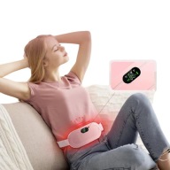 ELEKTRYCZNY MASAŻER LĘDŹWIOWY NA BÓLE MENSTRUACYJNE, WIBRUJĄCY PAS GRZEWCZY