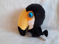 Maskotka Tukan Pluszak Big headz Papuga 23cm O1