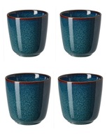 IKEA GLADELIG Kubek, niebieski, 30 cl 4sztuki.