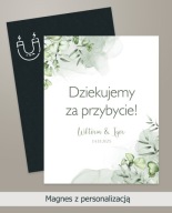 Personalizowany Magnes Rustykalny na Lodówkę 7x9cm I 7szt