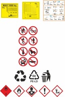 Tabliczki | Naklejki informacyjne, ostrzegawcze PDF CDR