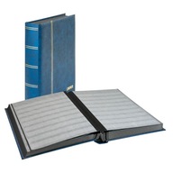 Lindner 1169S - Klaser filatelistyczny 60 czarnych stron (niebieski)