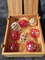 Unikalny zestaw bombek choinkowych