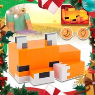 LAMPKA NOCNA MINECRAFT FOX LED DO POKOJU DZIECKA ŁADOWANIE USB 17.5×10×11CM