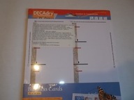 DECADRY SCB 2004 120 PAPIER WIZYTÓWEK 85X54MM ZRÓB SAM 12 a4