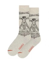 Musearta skarpetki bawełna Leonardo Da Vinci Vitruvian Man rozmiar 31-34 7+