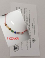 Bransoletka 7 czakr czakry naturalne kamienie