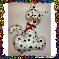 Maskotka kotek handmade 34. Finał WOŚP Sztab Lelów #5605