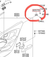 SPINKA TAPICERKI DRZWI KIA HYUNDAI OE 82319-2S000
