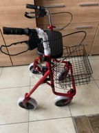 Chodzik balkonik składany czterokołowy podpórka RUSSKA Vital 120 kg NOWY