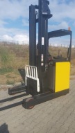 Używany wózek widłowy elektryczny wys. skład. Yale MR14H 2011 1,4t. 7m