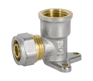 PEX SKRĘCANY KOLANO Z ŁAPĄ 20x1/2 CALA ALUPEX KOLANKO Z WIESZAKIEM ŁAPKAMI