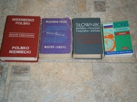 SŁOWNIK NIEMIECKI WĘGIERSKI ROSYJSKI ROZMÓWKI ROSYJSKIE - 4 SZT