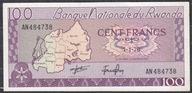 Rwanda 100 Franków 1976