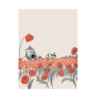 Plakat „Wild in Poppies” – Minimalistyczny Plakat Artystyczny