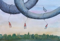 Kompozycja Akwarela Sabina Salamon 30x21