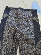LEGGINSY PANTERKOWE DO ĆWICZEŃ JAK NOWE S