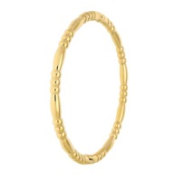 86142 Bransoletka stal chirurgiczna 316L pozłacana 18k sztywna bangle