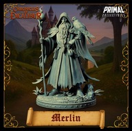Merlin - Chronicles of Excalibur - figurka RPG DnD D&D - druk 3D 14K