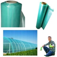 FOLIA OGRODNICZA TUNELOWA ZIELONA CZTEROSEZONOWA MOCNA WYTRZYMAŁA UV4 8x4m