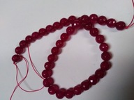 H2- AGAT RUBINOWY - kula fasetowana - 8mm - 16sztuk