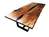 Stół dębowy z żywicą 270 x 100 Żywica Kanion Loft